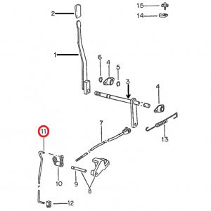 104257C1U Rod, IPTO Actuating