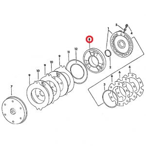 104655C1 Brake Piston