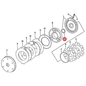 104763C1 Washer, Brake Piston Housing