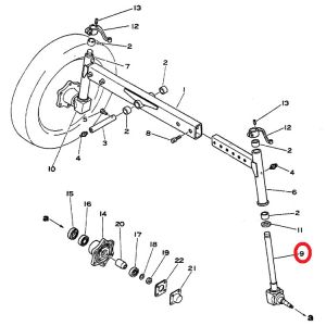 1060013C1U Knuckle Assy, LH