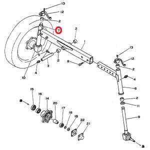 1060978C91U Axle, RH