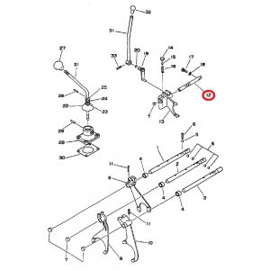 1061199C2U Shaft, Hi-Lo Shifter