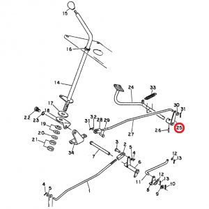 1061738C1U Lever, Accelerator Pedal 284