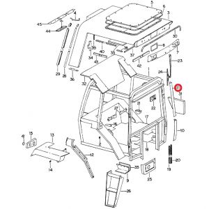 109489C1U Panel, 886 LH Upper