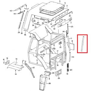 109490C1U Panel, 886 RH Upper