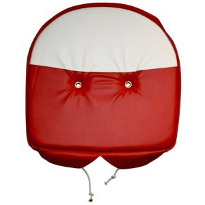 PC103 Seat Cover, Red & White Tie On
