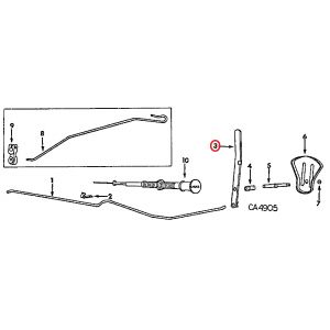 351006R1U Throttle Lever, Cub