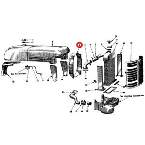 351037R2 Fan Shroud, Cub Metal