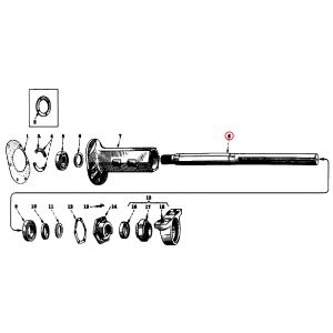 351115R2U Rear Axle, C/SC