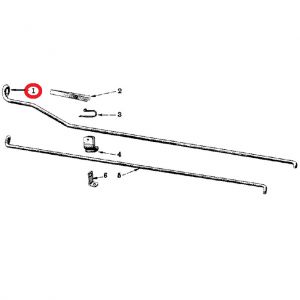 353116R1U Control Rod, with Bend