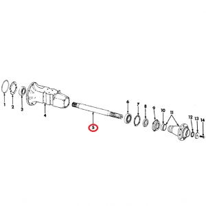 379250R1 Axle, Rear