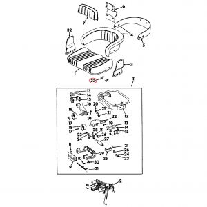 379321R1U Clamp, Seat Bracket