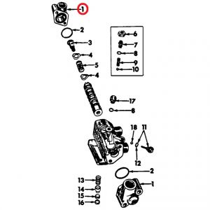 379894R1U Cap, Pilot Valve Housing