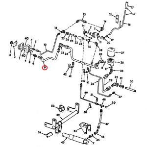 404873R1U Hyd Line, 154 Cub