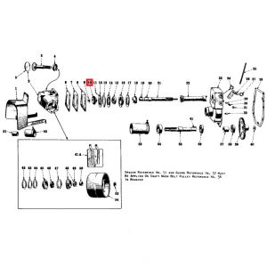 43631DU Drive Gear, Belt Pulley