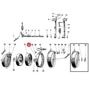 58344DCXU Brake Band, H