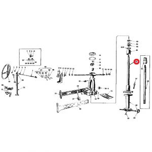 69060DU Bolster Shaft, H without groove