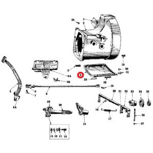 8027DU Cover, Clutch Housing M