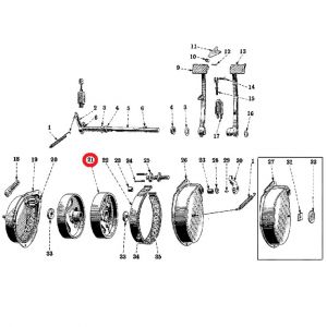 8822DBXU Brake Drum, H