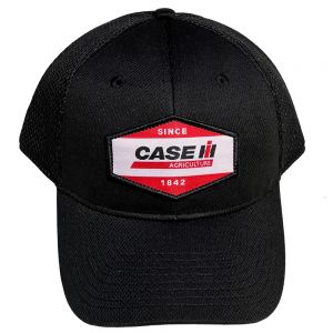 BC174 Case IH Black Mesh Back Flex Fit Hat