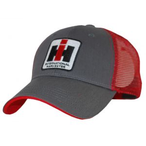 BC185 Trucker Hat, IH Logo on Grey Two-Tone