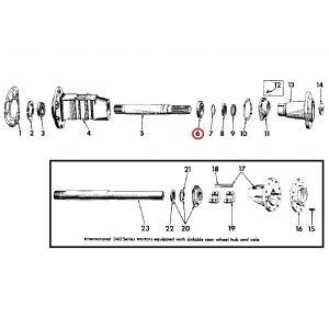 ST328AU Bearing, Outer Rear Axle