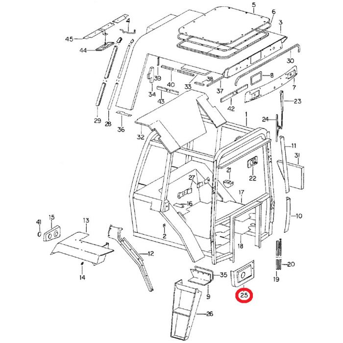 117747C2 Panel, RH Lower Light