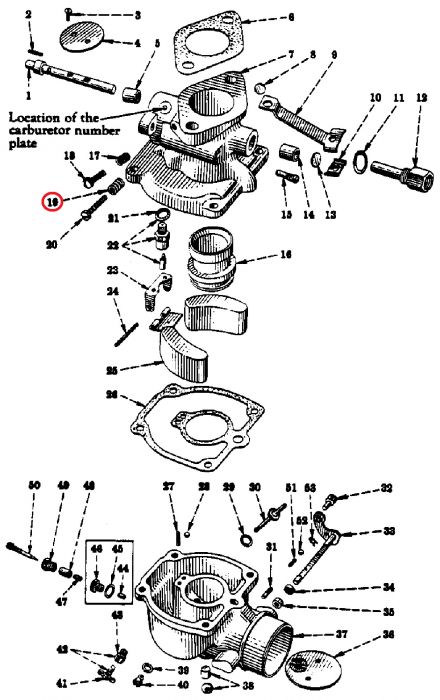 25484d Spring Throttle Adjusting Screw