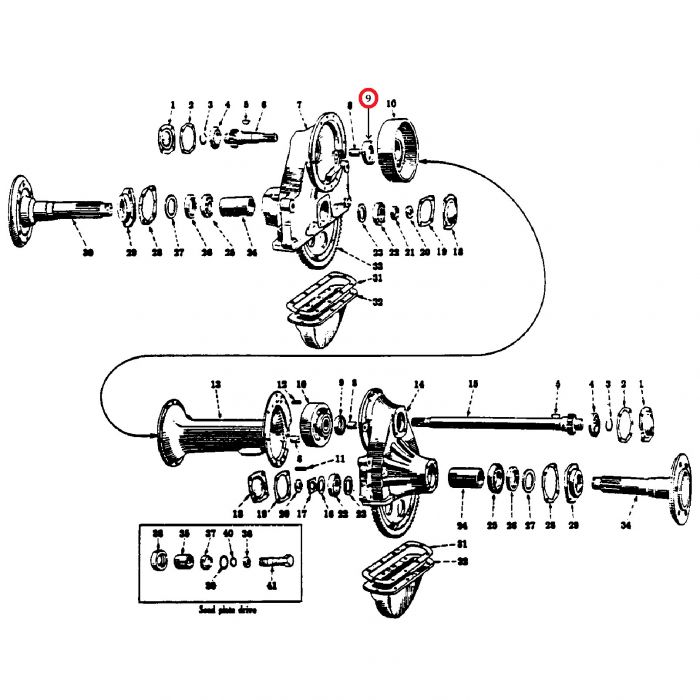 288864R93 Seal, Diff Shaft Pinion