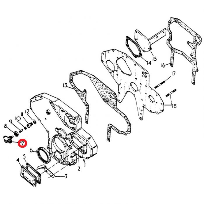 3055982R93U Tach Drive, Angle