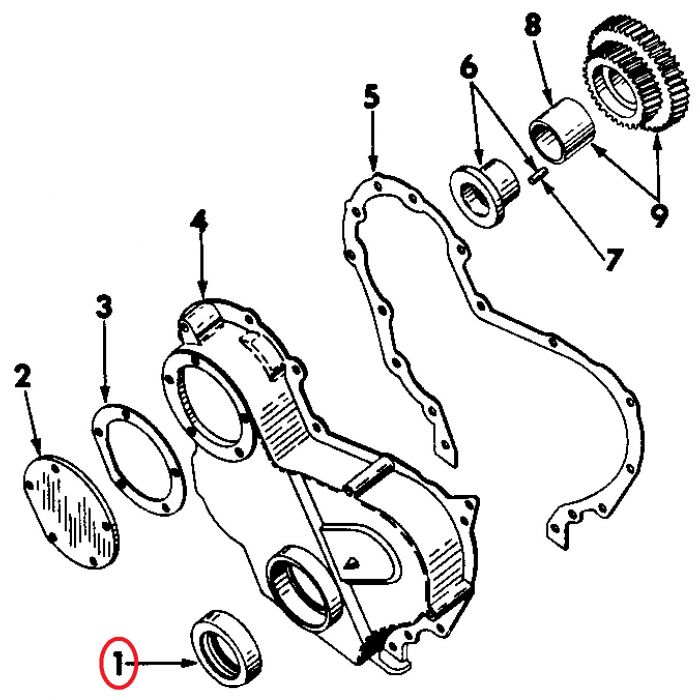 REVHD RM-S01 PREMIUM STEER AXLE WHEEL SEAL (383-0236