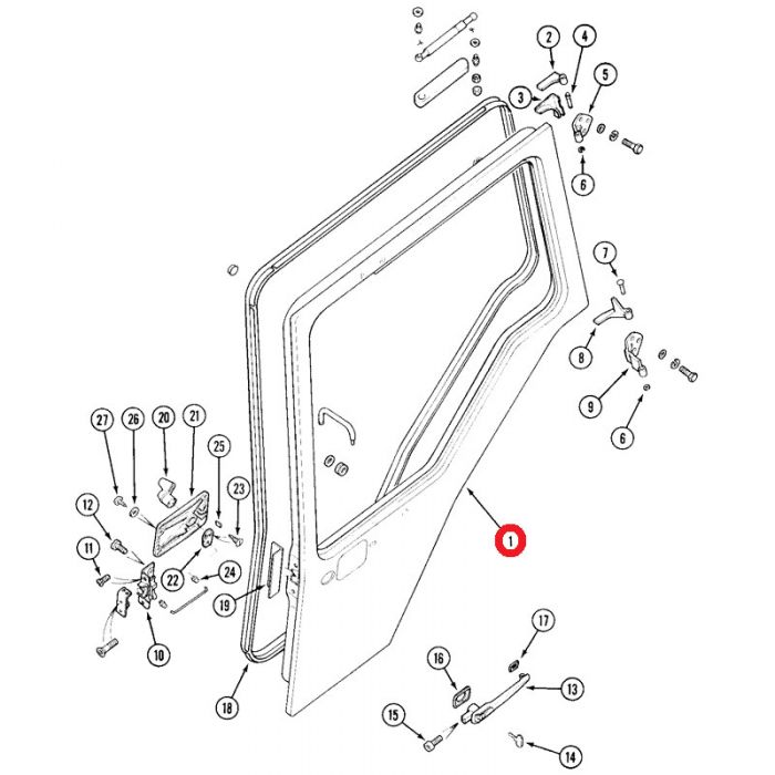 3234023R92 Door Shell, 856