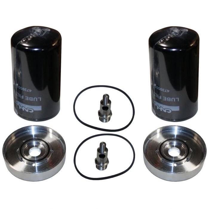 U or G Minneapolis Moline Spin on Oil Filter Adapter and oil filter 