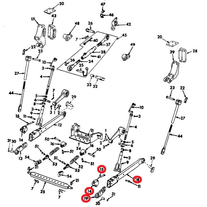 402244R1-ASSYU Lower Link Assy, RH