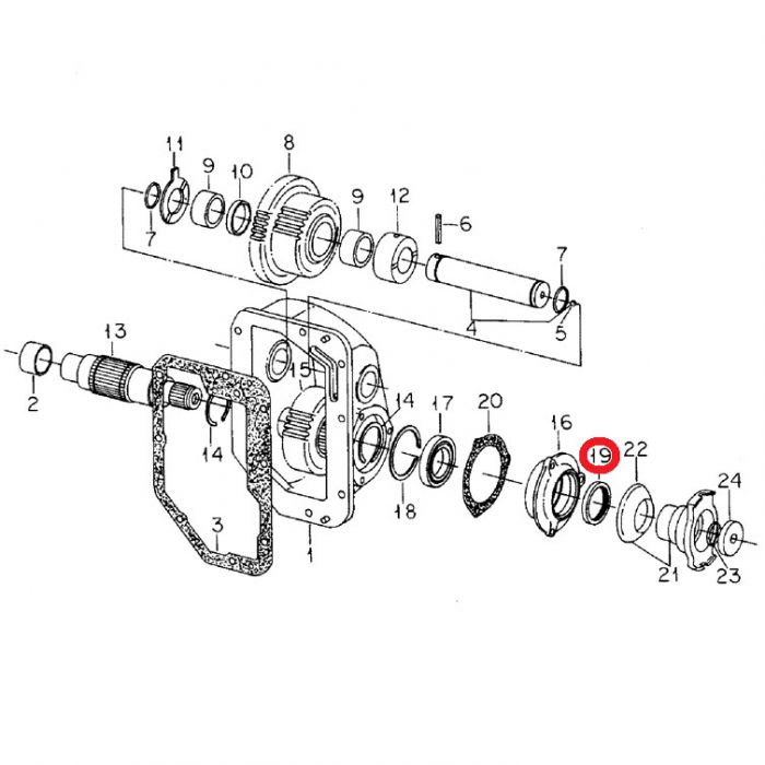 619585C91 Seal, Bearing Cage Oil