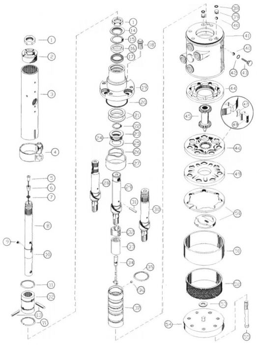 70111C94 Steering Hand Pump, 66 Series Reman