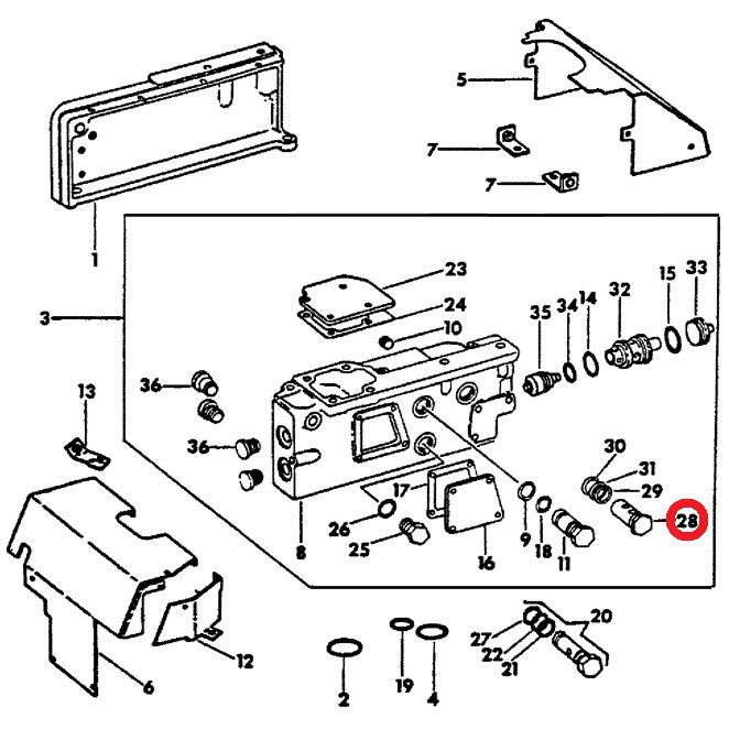 HH543976 Relief Valve, Pilot
