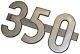 366679R1U Emblem, 350 Row-Crop