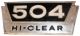 380760R1U Emblem, 504 Hi-Clear