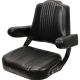 7745 Seat, 56/66 Pleated Black Vinyl