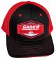 BC168 Case Ag Trucker Hat, Red Mesh Back Diamond Patch