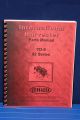 IHPTD992 Parts Manual - TD9 92 Series