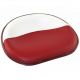 S354156N Pan Seat, Red & White Vinyl Rail Mounting