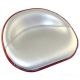 S354159N Pan Seat, Rod Mount Silver Vinyl