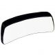 S387177 Upper Back Cushion, Black/White Vinyl