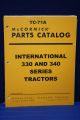 TC71A Parts Manual - 330/340