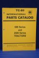 TC89 Parts Manual - 606/2606