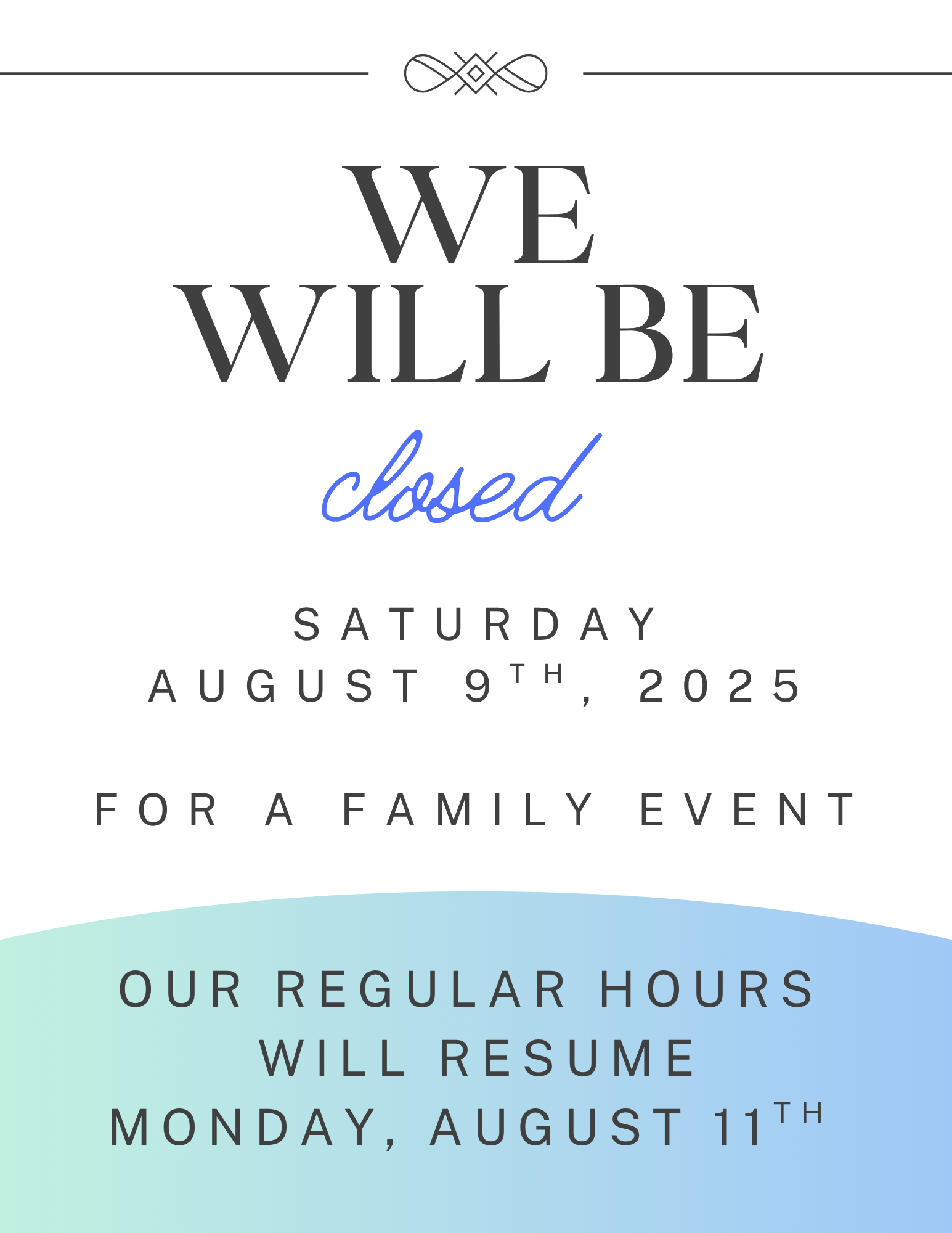 closed